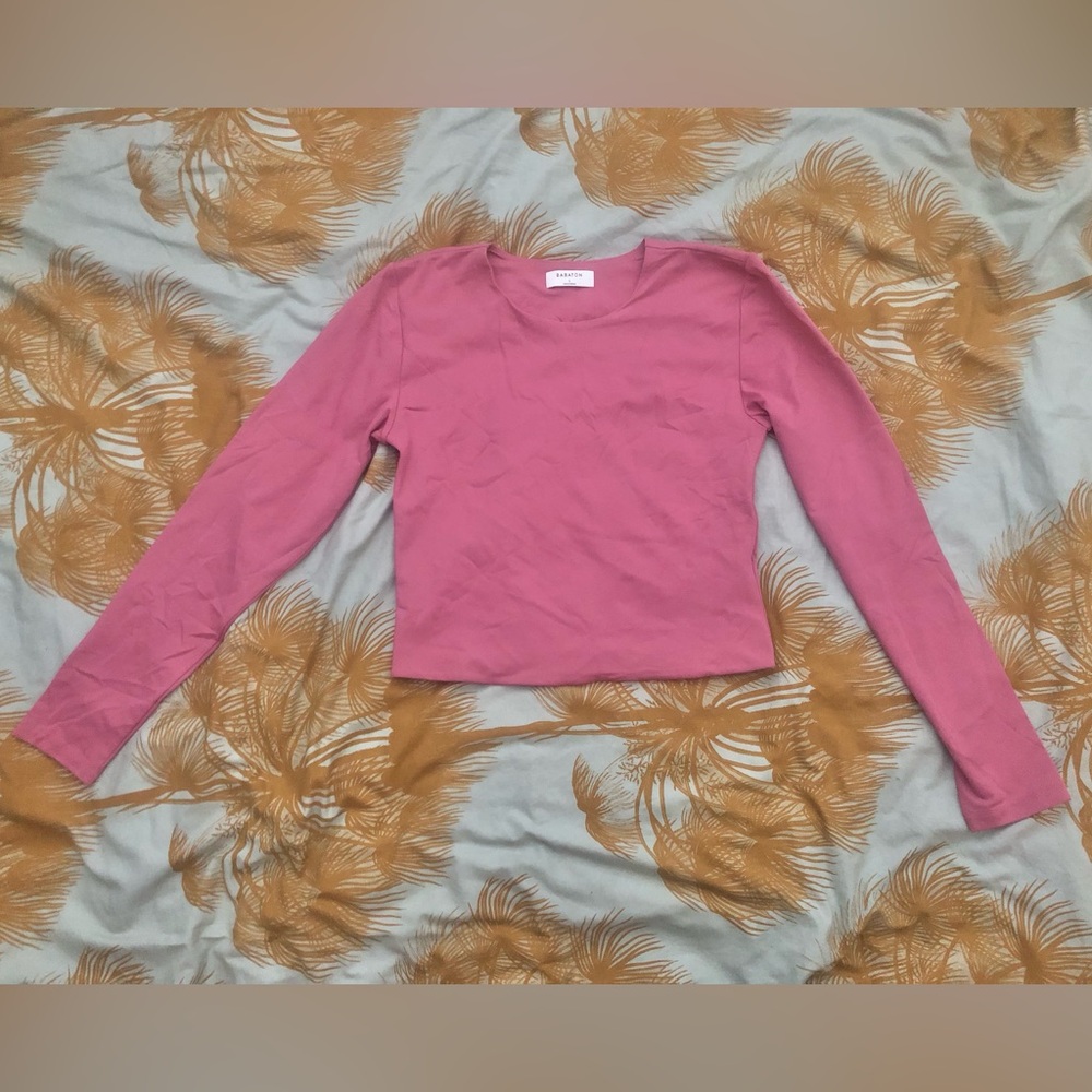 nwot Babaton contour crew longsleeve mauve L